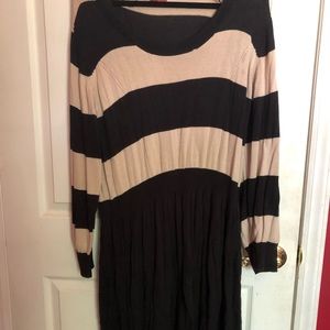 Striped Sweater Dress